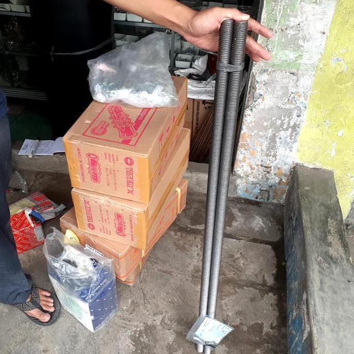 TERMURAH - ASDRAT 1 INCHI / AS DRAT 1 INCHI / LONG DRAT 1 INCH / STUD BOLT 1 IN