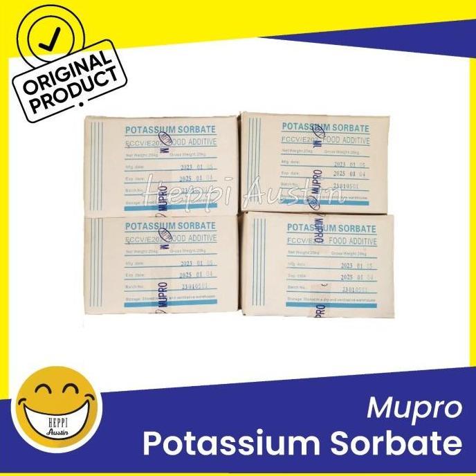 Nikmat- Potassium Sorbate Kalium Sorbat Mupro Pengawet Potasium Sorbat 1 Kg