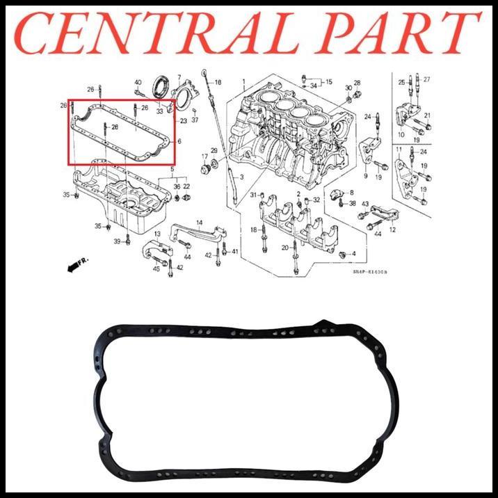 TERLARIS PAKING CARTER MOBIL HONDA GRAND CIVIC TAHUN 1988 1989 1990 1991 