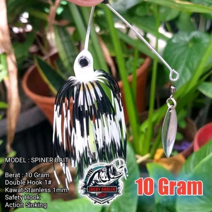Codbisa- Spiner Bait 10 Gram Umpan Casting Gabus Pakai Safety Hook