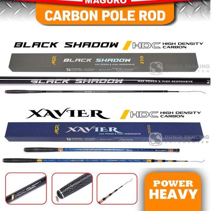 Joran TEGEK MAGURO BLACK SHADOW - XAVIER | Heavy | Galatama | Variasi MEDUSA - MIDAS | Alat Pancing 
