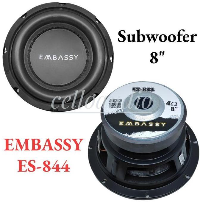 Subwoofer 8 Inch EMBASSY ES-844 Double Coil Mobil Embassy 8" ES 844 500 Watt