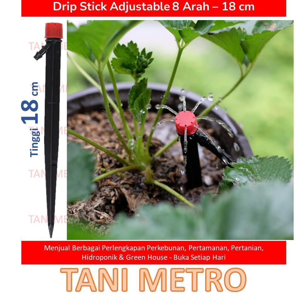 Promo Cod Adjustable Dripper Sprinkler Sprayer Type Payung Dan  8 Arah Jumbo Stick Dripper Stik Drip