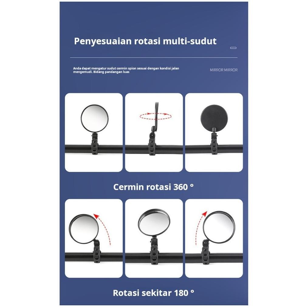 Sale Kaca Spion Sepeda Sudut Lebar Cembung Kaca Spion Sepeda Kaca Spion Sepeda Gunung Kaca Spion Ken