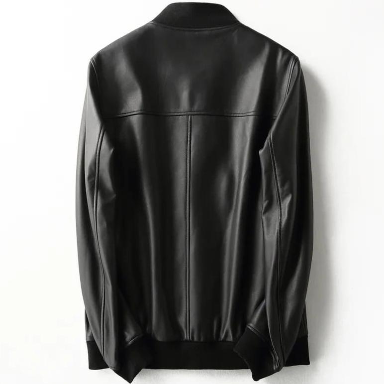 BIG PROMO JACKET KULIT VARSITY COACH BOMBER CASUAL JAKET KULIT BOMBER VINTAGE JAKET SEMI KULIT JAKET