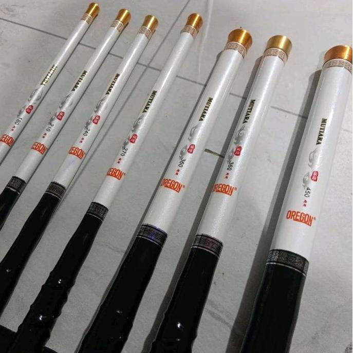 Joran Tegek Carbon Oregon Mutiara Tegek Carbon Ruas Pendek Mentah