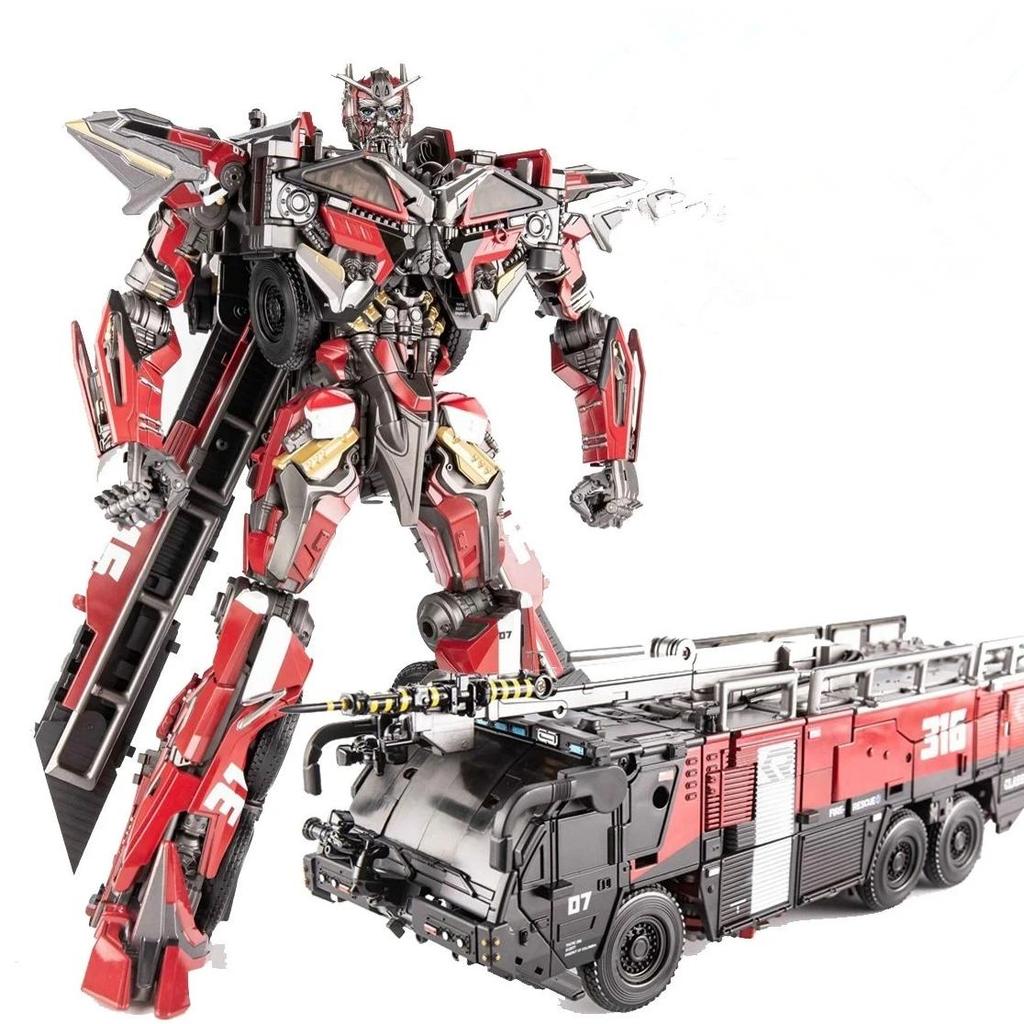 Transformation OV01 OV-01 Sentinel Prime Fire Engine Oversize Movie Serise Alloy Action Figure Robot