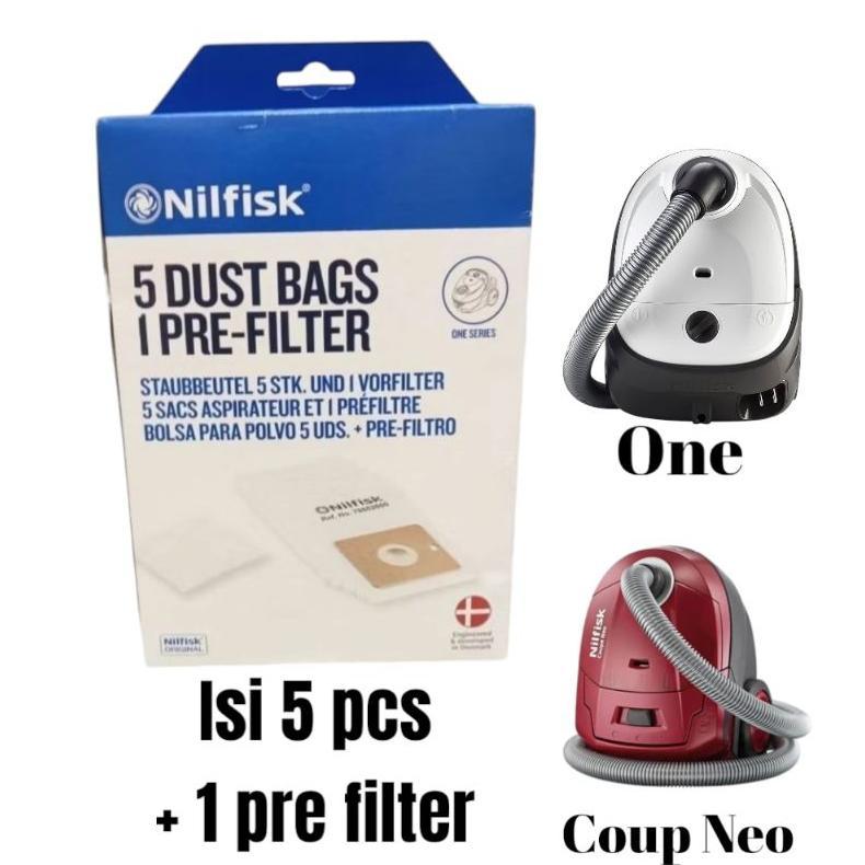 (NEW) - Kantung debu vacuum nilfisk / penyaring debu vacuum nilfisk / Kantong debu nilfisk one Coup 