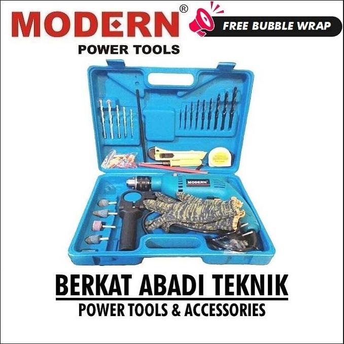 PROMO Paket Mesin Bor Listrik Modern M-2130 / Mesin Bor Tangan M2130
