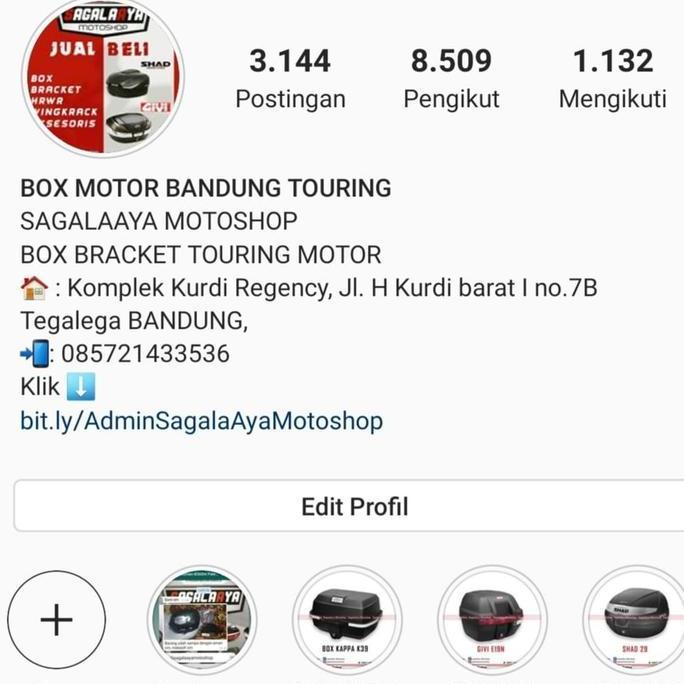 Bracket Box Motor Monorack old vixion lama givi kappa shad