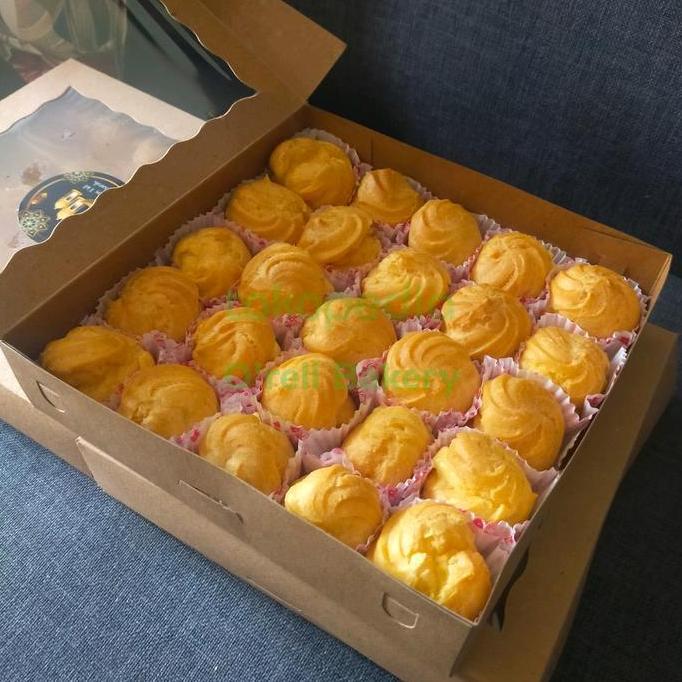 KUE SUS / SOES VLA VANILA COKLAT RUM KS