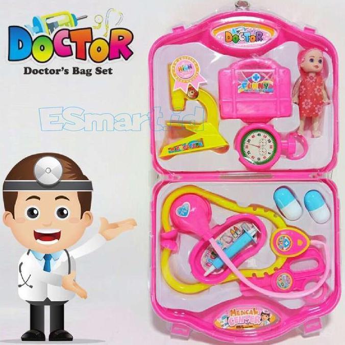 mainan dokter playset koper/mainan dokter-dokteran