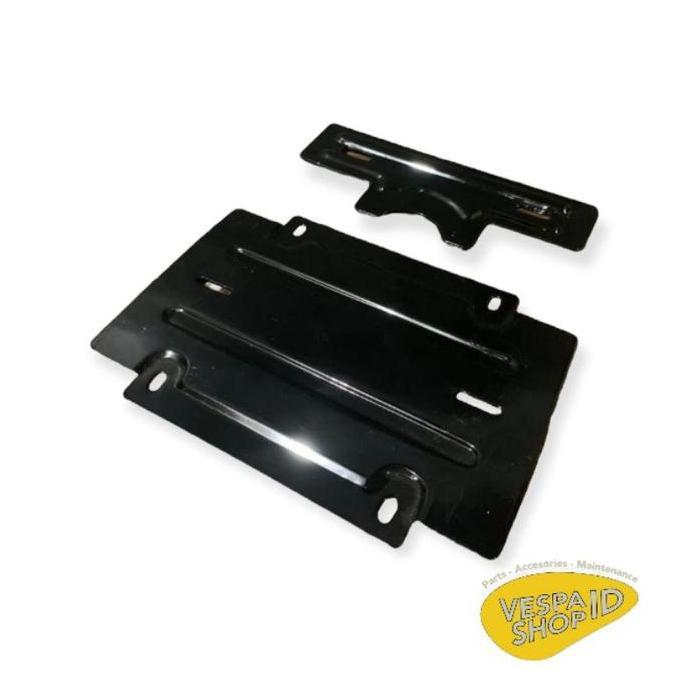 Dudukan Plat Nomer Nomor Vespa Depan dan Belakang Model Lawasan Vespa Super Sprint Bajaj VBB 65