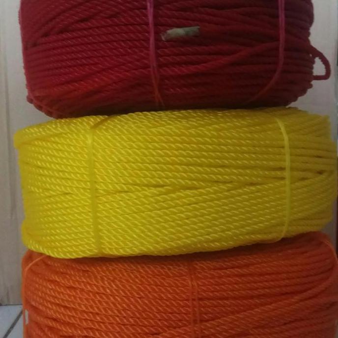 Gasken- Tali Tambang Nilon / Tali Tambang Plastik 4Mm (Per Roll)