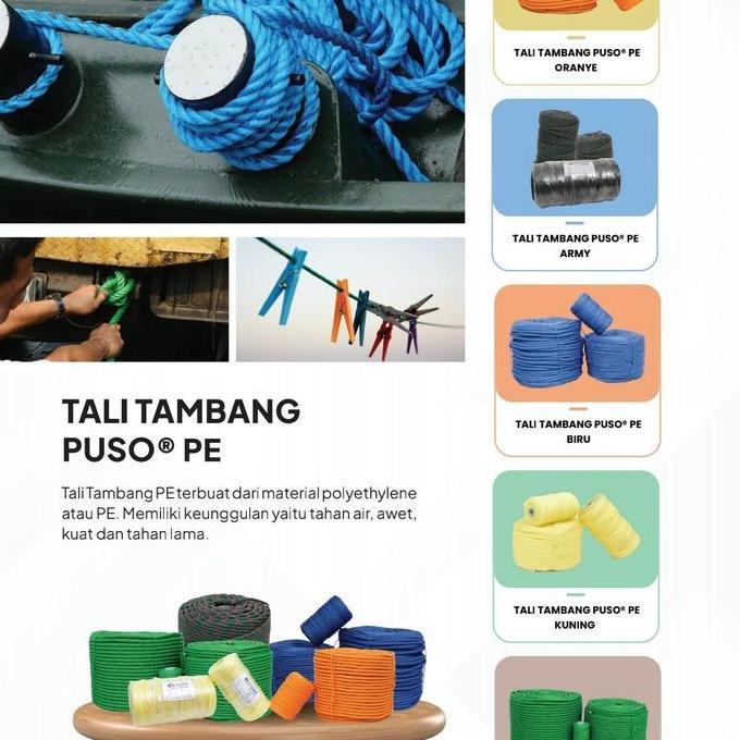 TALI TAMBANG KECIL 3MM / TAMBANG PLASTIK PE PUSO 3MM PER 1 ROL ROLL