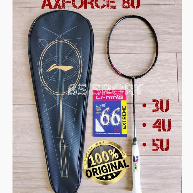 Promo RAKET BADMINTON LINING AXFORCE 80 AX FORCE 80 ORIGINAL Diskon
