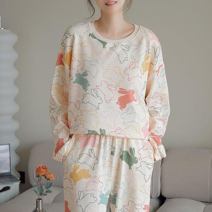[ RedPink ] Stelan Sleepwear Piyama Terbaru Import Premium  Wanita Girl Remaja Dewasa With Busa Pad 