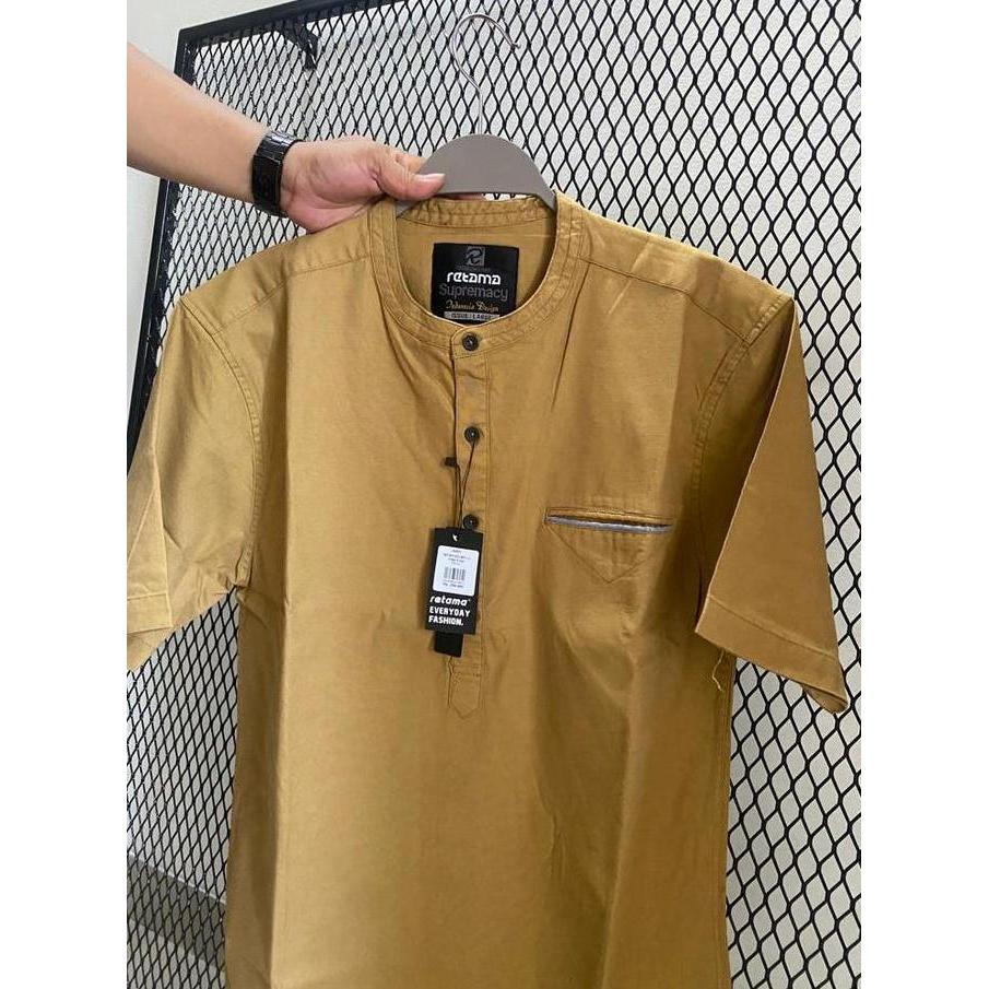 KEMEJA KOKO RETAMA PREMIUM/TERLARIS/KOKO VIRAL// Muslim Panjang Pria Tebal Dewasa Katun Baju Kurta T