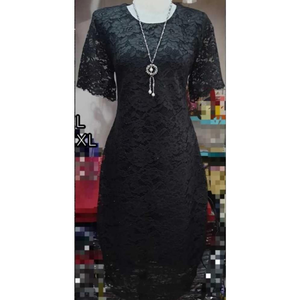 HOT SALE Dress brokat wanita kondangan Natal kekinian pesta remaja terbaru dress brokat modern