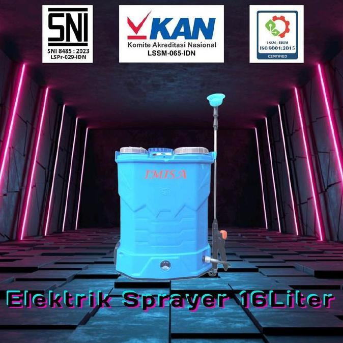 Rahmanaputra5 - Sprayer Elektrik Imisa Easy Taking 16L Sni Dinamo 120 Psi, Baterai Mudah Diganti & S