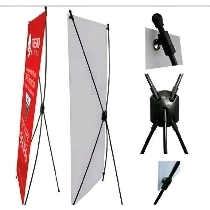 Festwid- X Banner 60X160 Putih Stand Standing Banner
