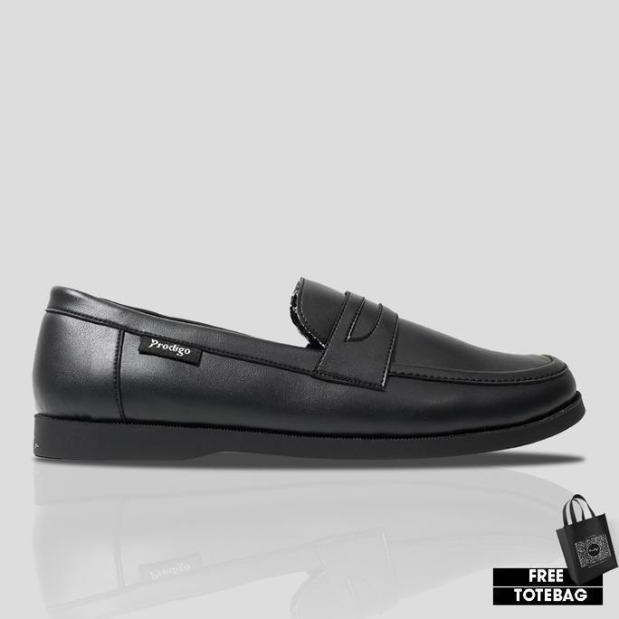 Kets- Sepatu Formal Pria Slip On Casual Pantofel Prodigo Bima Hitam