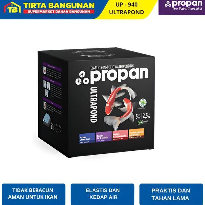 Cat- Propan Ultrapond Up-940 Paint Cat Kolam Pelapis Anti Bocor Cat Kolam Renang Bahan Dasar Water B