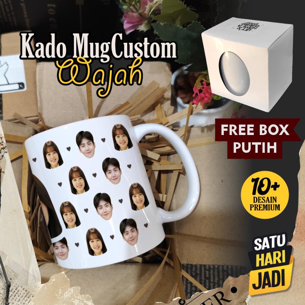 Valentine salee Gelas Mug Custom Design Foto Lucu Hadiah Ulang Tahun Pernikahan Wisuda Graduation Bu