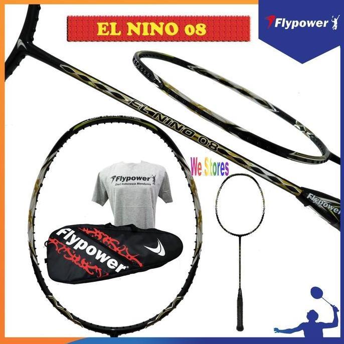 Promo FLYPOWER El Nino 08 Raket Badminton Bulutangkis Diskon