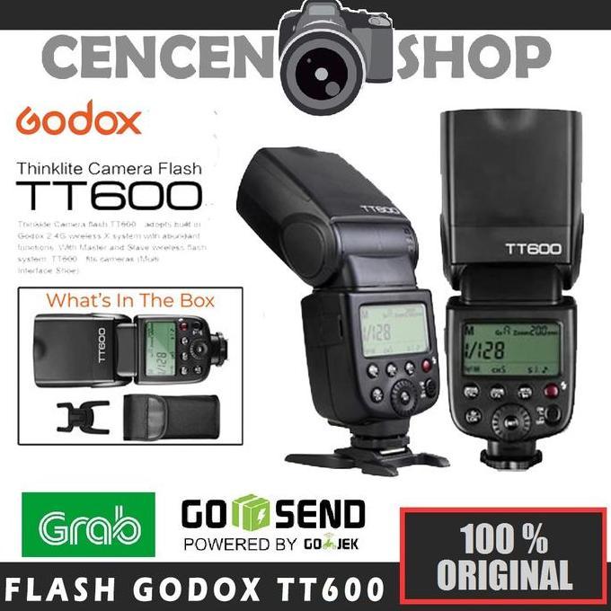 TERMURAH - Flash Godox TT600 Universal TT 600 Kamera Sony Nikon Canon Fujifilm