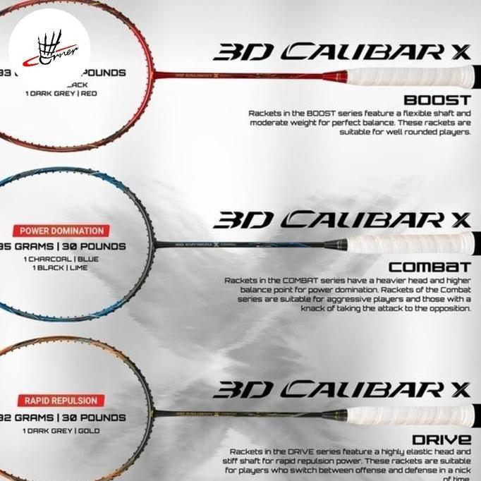 Promo Raket Badminton Lining 3D Calibar X Boost Combat Drive CalibarX 3 D Diskon