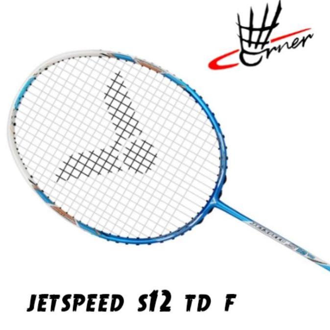 Promo Raket Badminton Victor Jetspeed S 12 TD F JS-12 JS 12 Original Diskon