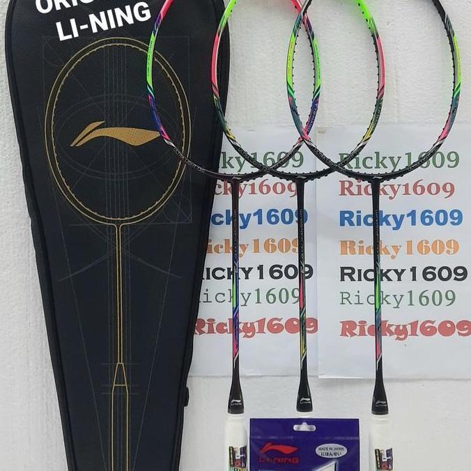 Promo RAKET BADMINTON LINING WINDSTORM NANO 73 - TENSION 30 LBS - ORIGINAL Diskon