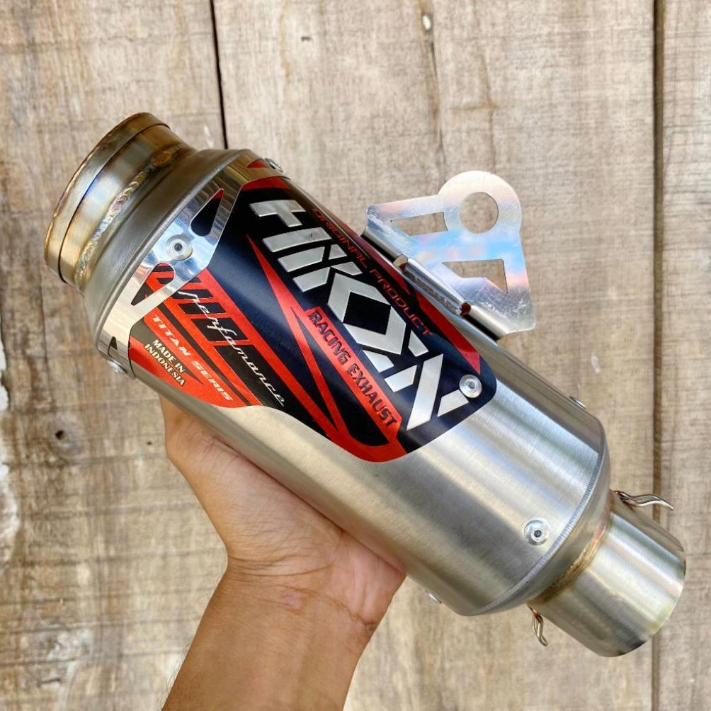 Gratong Knalpot Gp Pro Mini Hiken Racing Stainless Inlet 50