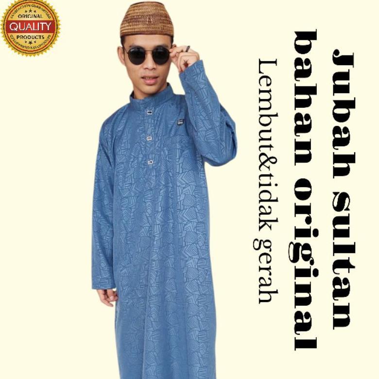FREE ONGKIR JUBAH GAMIS PRIA SULTAN KATUN EMBOS PREMIUM