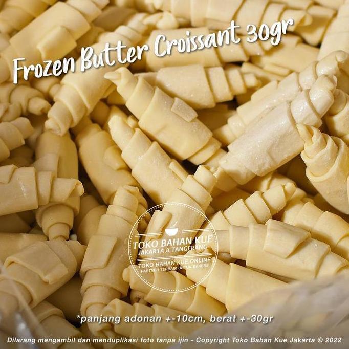 Foodbig- Bonpatis Butter Croissant 30Gr 10Pcs Bahan Adonan Croffle Frozen