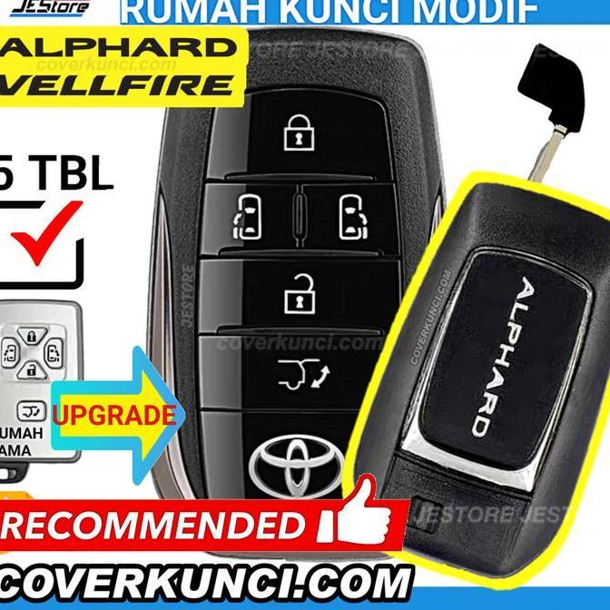 ALPHARD CASING KUNCI REMOTE KEY RUMAH KUNCI MODIF ALPHARD TOYOTA KUNCI