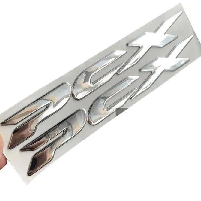 DV365 - Emblem PCX 160 150 CBU Silver Gold Hitam Thailand - Aksesoris Motor stiker Motorcycle