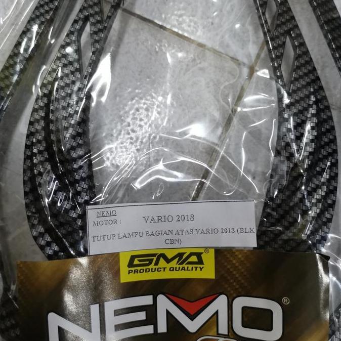 TERBARU - cover lampu depan bagian atas vario 2018