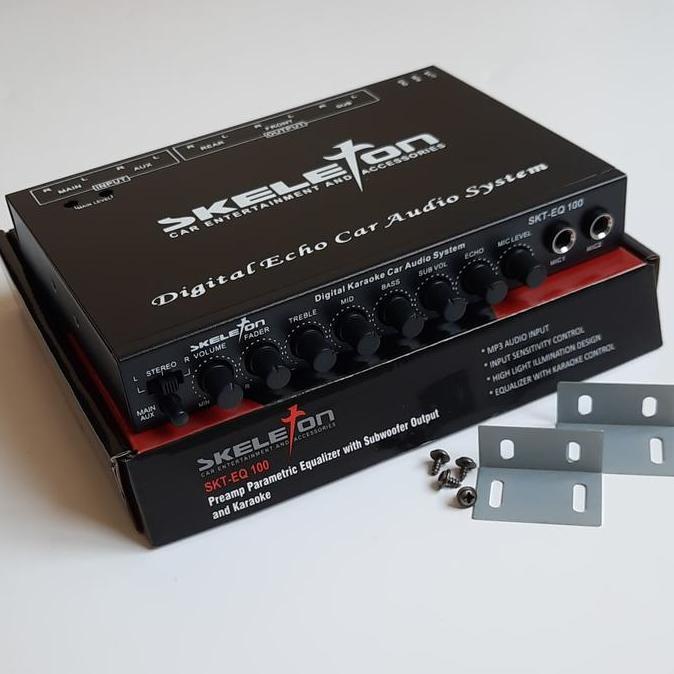 DB268 >> Preamp Parametric Equalizer Mobil Dengan Subwoofer Output