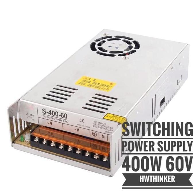 NEW Switching Power Supply 400W 60V 6.6a S400 S-400-60 for RD6006/RD6006-W