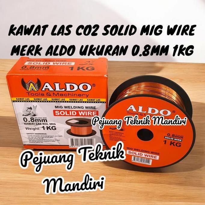 KIKYO RAMCO KAWAT LAS CO2 0.8MM 1KG / KAWAT LAS CO2 SOLID MIG WIRE 0.8 MM RAMCO