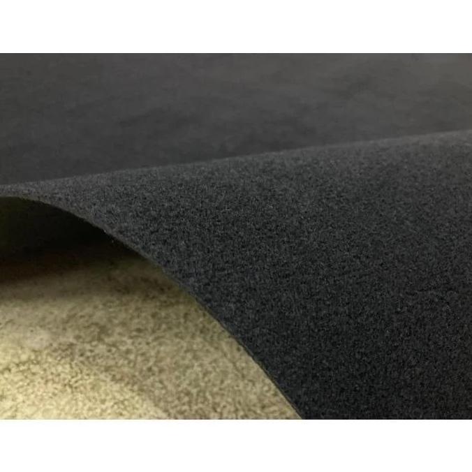 Karpet Meteran Exclusive Bludru Polos Lebar Karpet AVANOS BLACK LEBAR 3M ( 3 Meter )