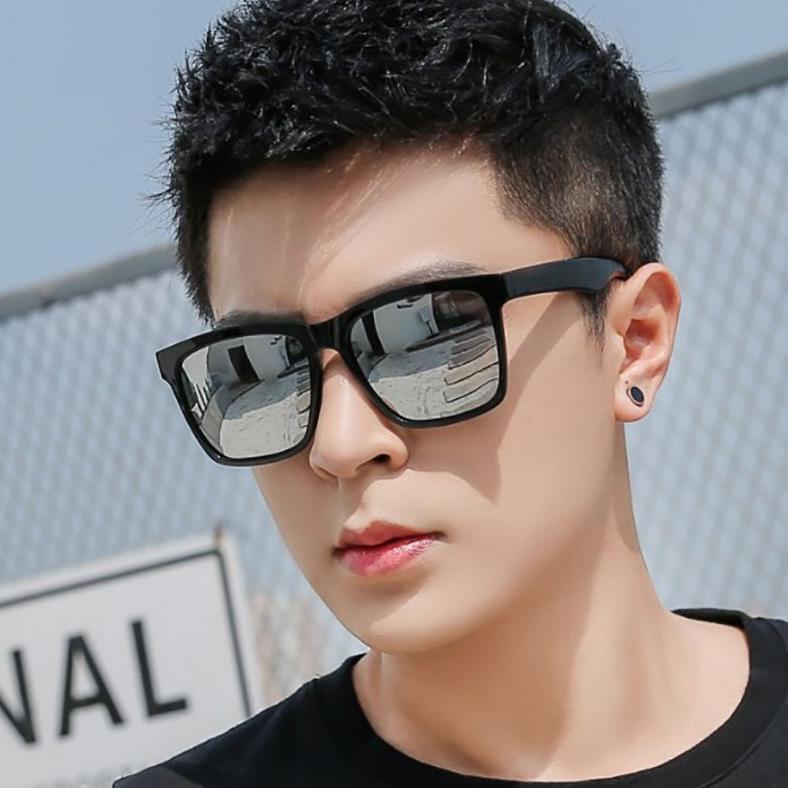 Diskon Kacamata Hitam Pria Anti Uv Frame Kotak Kacamata Pria Fashion Kacamata Sunglasses Anti Uv