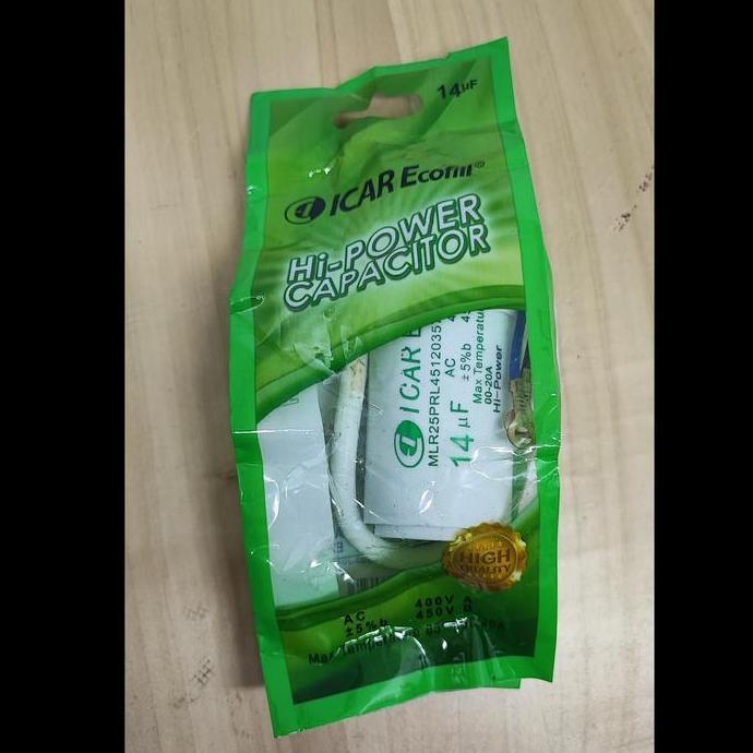 *#*#*#] Kapasitor ICAR ecofill 14mf | bulat kabel mikro uf