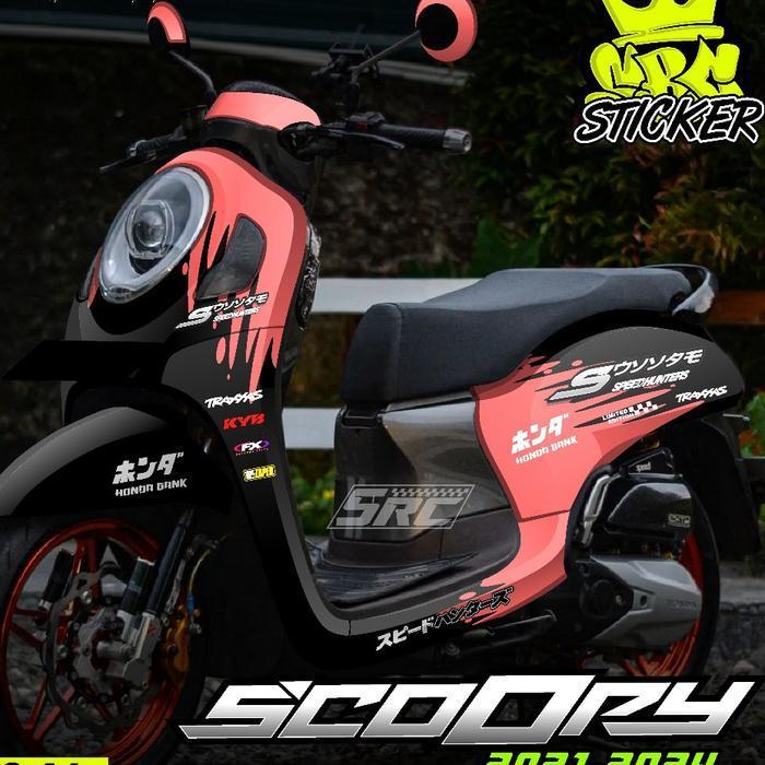 Decal Sticker Full Body Honda Scoopy 2020 2021 2022 2023 2024 Sticker Decal Scoopy Speed Hunter Hond