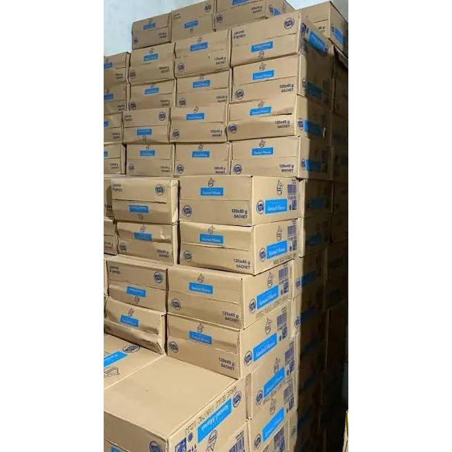 Frisian Flag Susu Kental Manis Putih Sachet 1 Dus Coklat