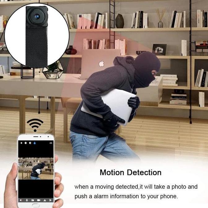 Instancodbisa- Spy Camera Ip Wireless Wifi 8Mp Hidden Spy Cam Super Mini Full Hd 4K Cctv Kamera