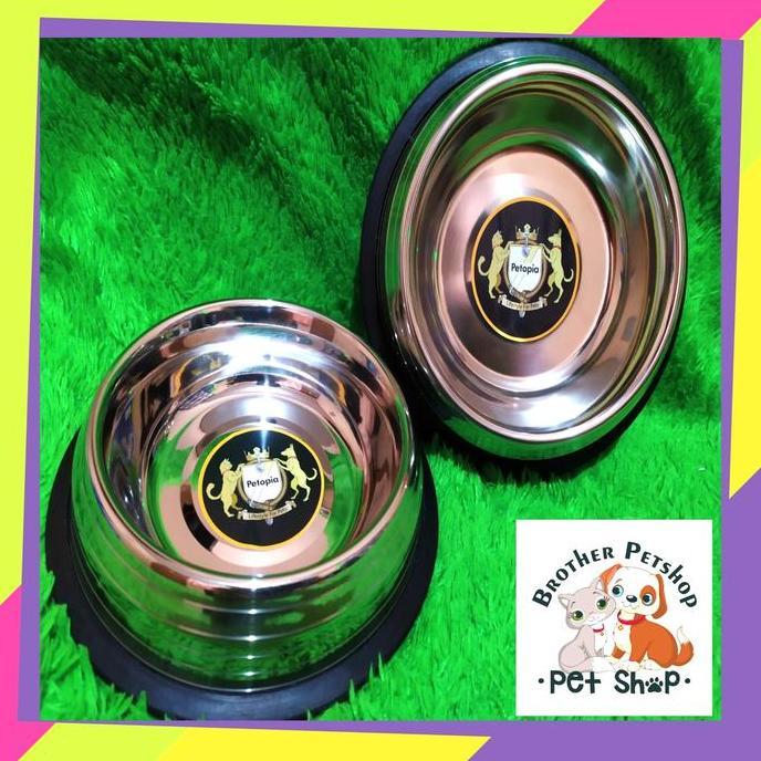 Gohead- Tempat Makan Stainless - Tempat Makan Kucing Anjing Mini Stainless