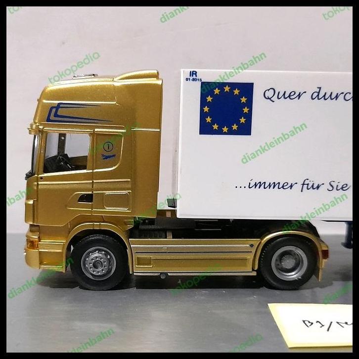 BEST DEAL AWM SKALA 1:87 SCANIA TRUCK 144 TOPLINE EMAS B1-N03 